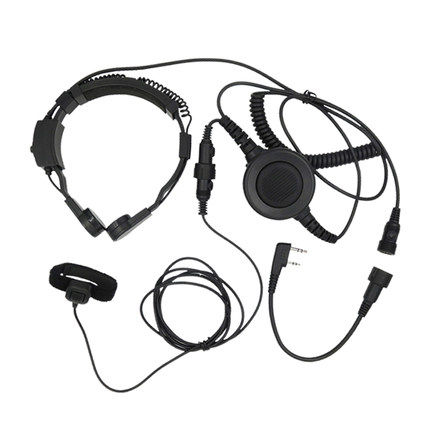 适配摩托罗拉GP338 GP328 PTX760 GP340防爆对讲喉控喉震耳机耳麦