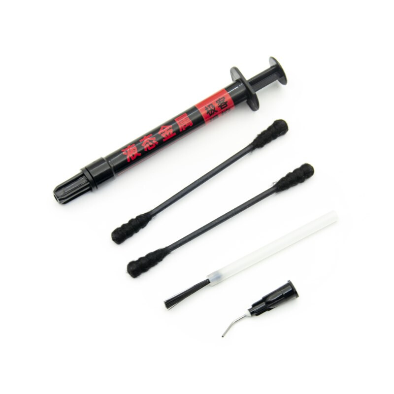 液态金属导热膏硅脂 cpsu开盖导热 散热硅脂液态金属 液金硅脂镓