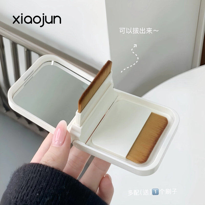 轻松服帖底妆！省粉底液！扁头粉底刷折叠一字型不吃粉化妆师专用,彩妆/香水/美妆工具,化妆刷,淘宝优惠券,粉丝福利购,淘宝优惠卷