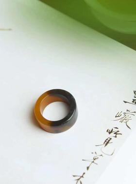 天然满糖色戒指俄料戒指