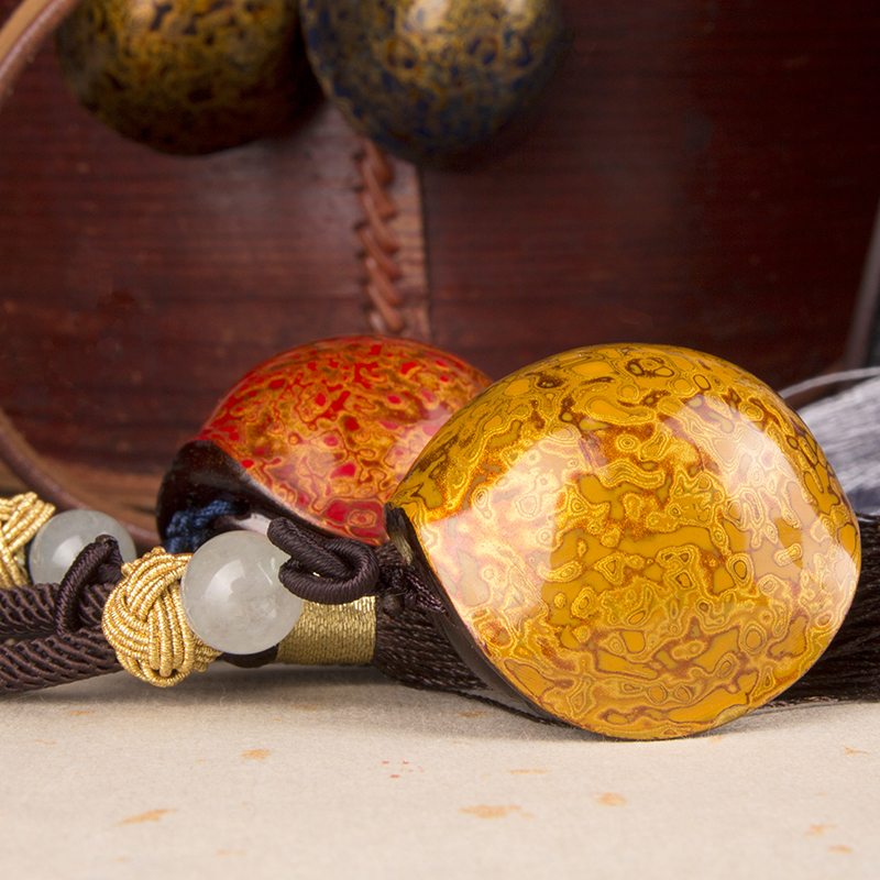 donguan冬官大漆非遗工艺品富甲挂件摆件手持配饰招财转运把玩件