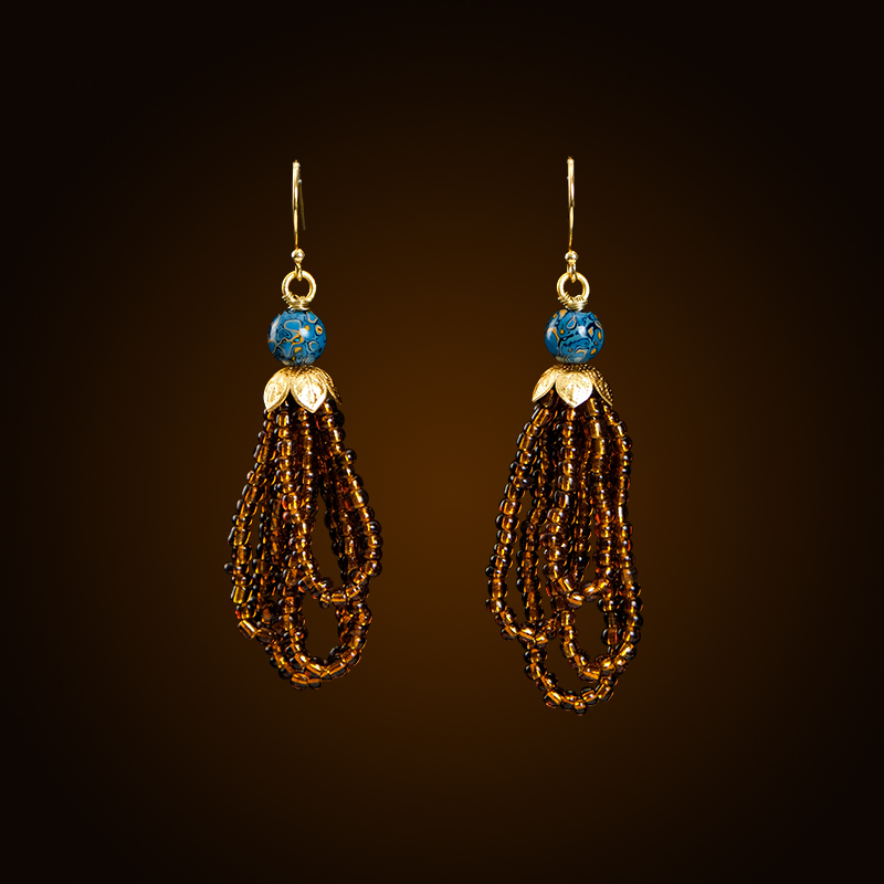 DONGUAN/冬官非遗大漆工艺耳环