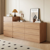 斗柜实木八斗柜抽屉柜卧室床尾置物柜茶水柜靠墙储物柜客厅收纳柜