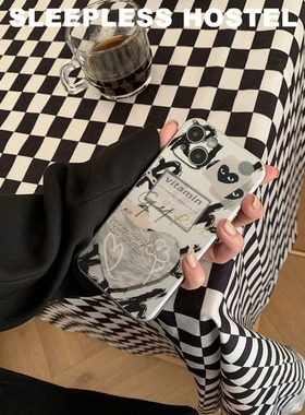 电镀涂鸦爱心一加ACE 2v手机壳ACE PRO硅胶11潮牌oneplus9rt个性8t女新款7tpro全包苹果13防摔14promax