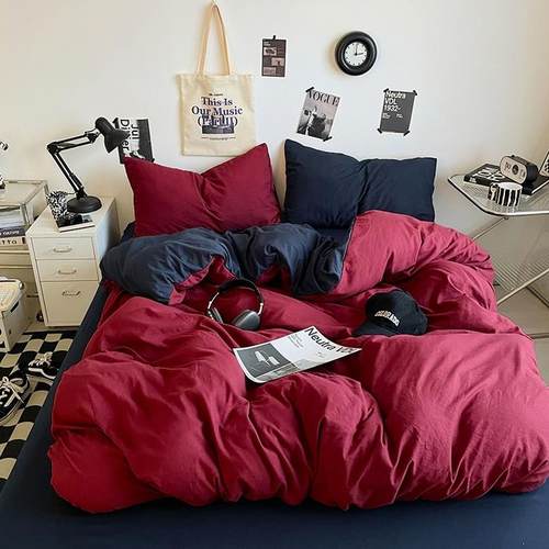 Student Bed sheet set bedding 4set Blanket Duvet Quilt Cover