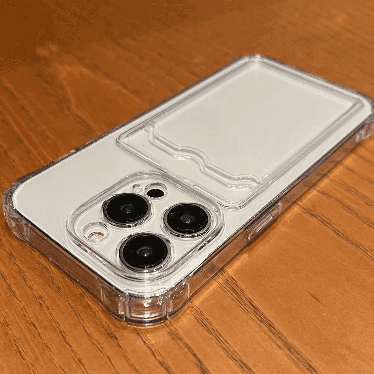 卡包可放拍立得照片适用于苹果16promax手机壳15/13软胶11全包x/xs防摔气囊追星