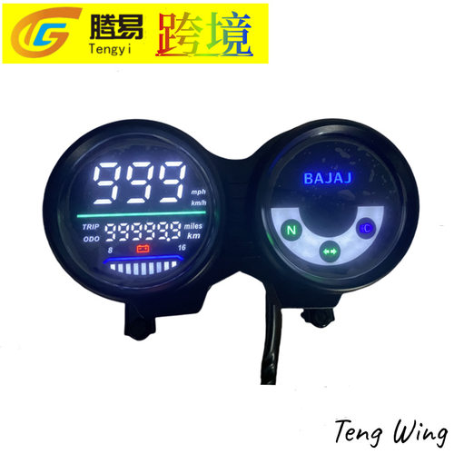 跨境南美热销源头生产厂家数字仪表摩托车CT100LED显示数码