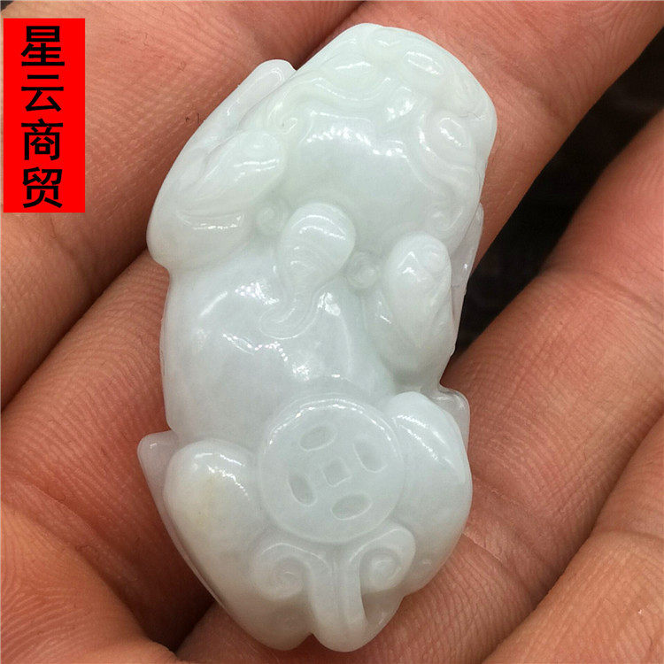 厂家批发缅甸翡翠貔貅 佛观音 翠玉挂件吊坠 项坠玉器工艺品