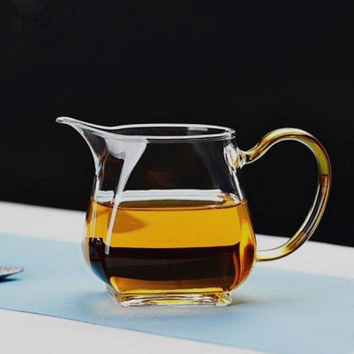 新款鹰嘴公道杯家用加厚玻璃感茶海茶滤分茶器高硼硅玻璃公杯