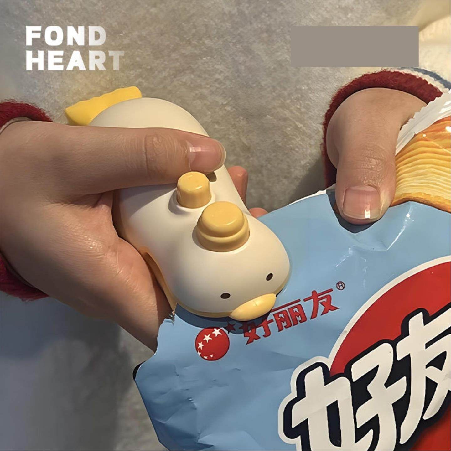 是封口器也是冰箱贴!迷你封口机小型家用充电式手压塑零食密封夹