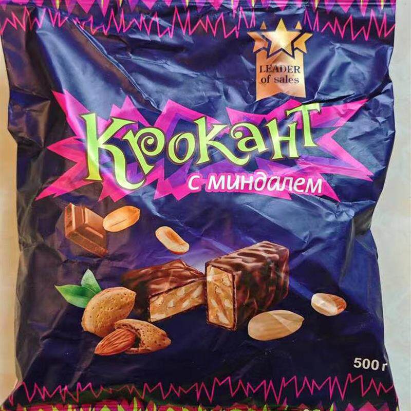 俄罗斯紫皮糖KDV原装进口正品夹心巧克力混合喜糖果年货小零食品