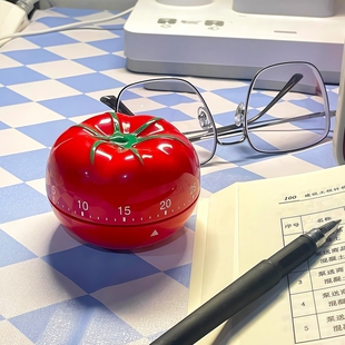 西红柿时钟学习计时器闹钟小学生自律神器厨房提醒器定时器家用