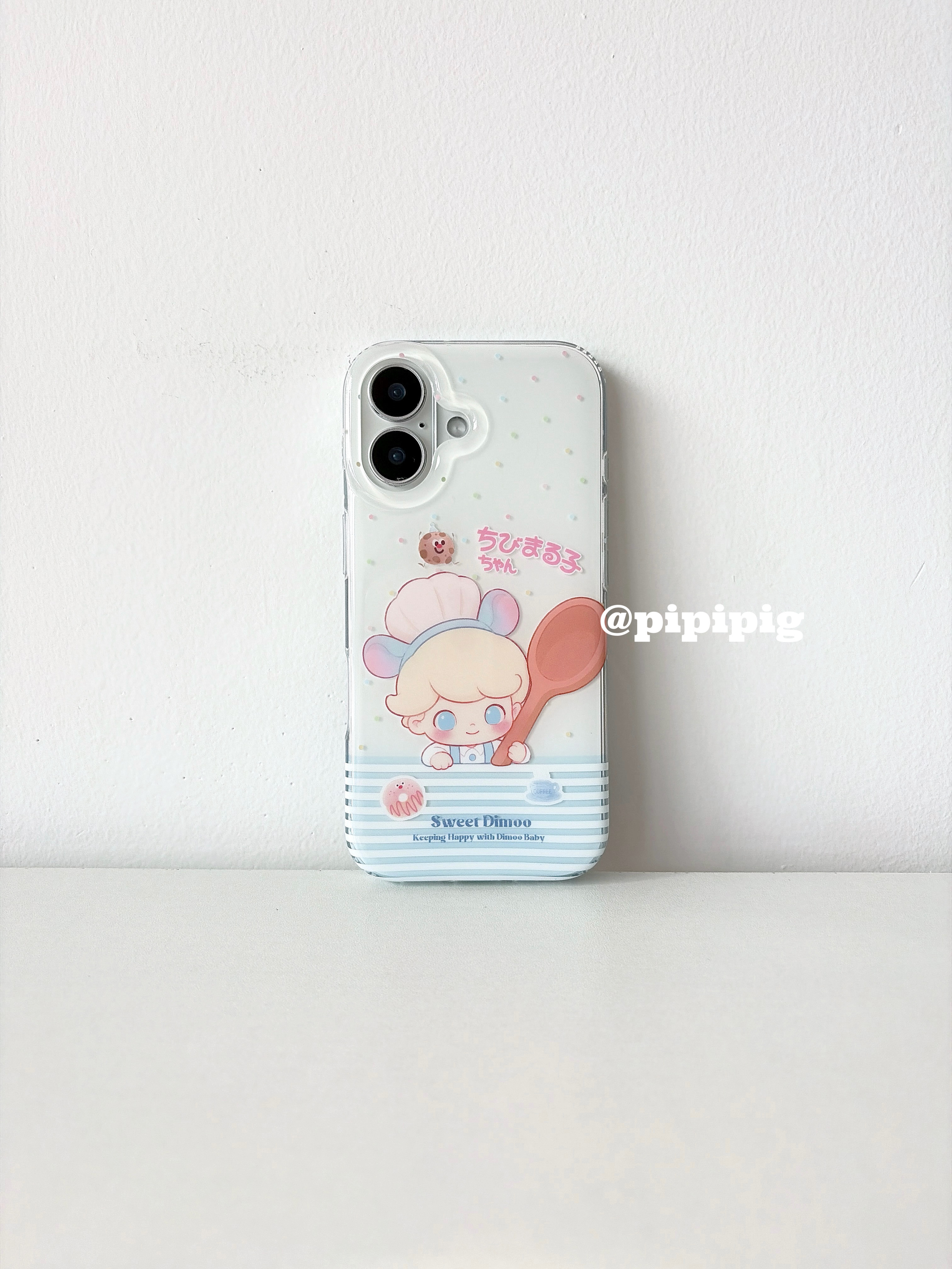 Pipipig料理小王子ins韩风网红同款适用于苹果18ProMax手机壳iPhone17可爱卡通16Pro小众15少女心清新温柔