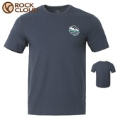 RockCloud岩云凉感T恤户外运动舒适亲肤接触凉感圆领男士