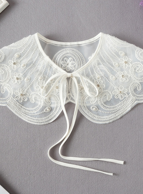 TMP-419春夏配裙装饰披肩假领子领口装饰