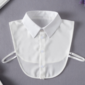 百搭内搭衣领假雪纺领子女韩版 领 衬衫 衣领卫衣毛衣装 饰领春秋工装