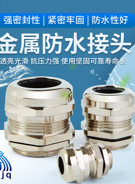 黄铜镀镍金属电缆防水接头 304不锈钢PG格兰头密封锁紧防爆填料函