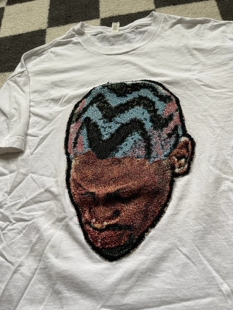 厚重感!重磅270克纯棉!ins潮牌宽松大码篮球罗德曼印花短袖T恤