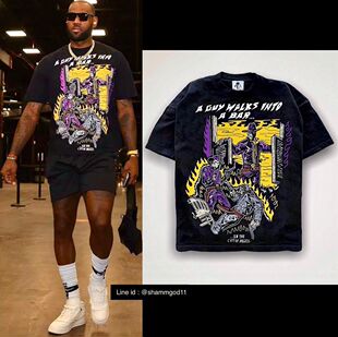 厚重感!重磅270克纯棉!摇滚朋克风骷髅印花短袖T恤男女Hiphop