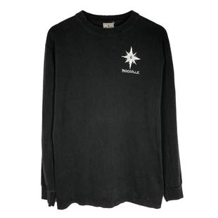 金属乐队高街嬉皮朋克INS风朋克摇滚前卫大胆黑色幽默宽松长袖T恤