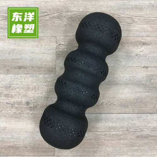 泡沫轴epp瑜伽柱健身肌实心黑色