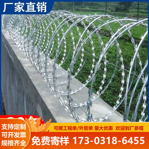 不锈钢刺绳防护网防爬网