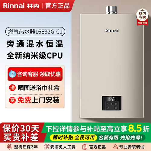 林内室内强排智能恒温进口芯片16