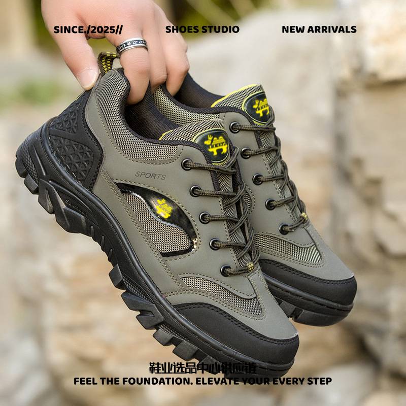 晋江合成鞋业登山鞋新款男士运动休闲鞋四季鞋潮流男鞋户外男士工