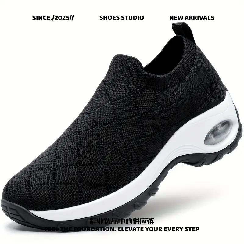 舒利珀拖鞋女鞋大码袜口一脚蹬休闲鞋透气简约气垫运动鞋子,女鞋,健步鞋,淘宝优惠券,粉丝福利购,淘宝优惠卷