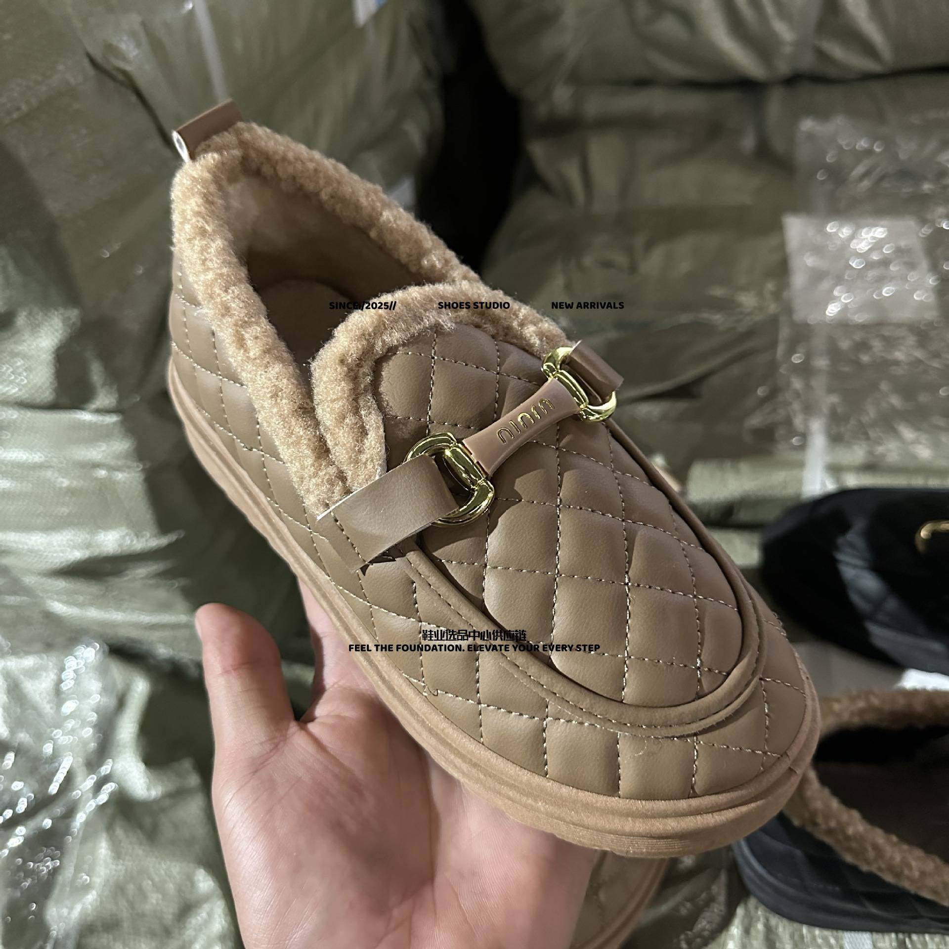 晋江乐城体育女鞋上新鞋冬季外穿棉鞋懒人一脚蹬春秋冬季时尚室内,女鞋,时尚雪地靴,淘宝优惠券,粉丝福利购,淘宝优惠卷