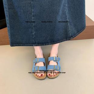 福建裕元鞋业女鞋新款沙滩鞋子风凉鞋拖鞋女时尚凉拖外穿夏季平底