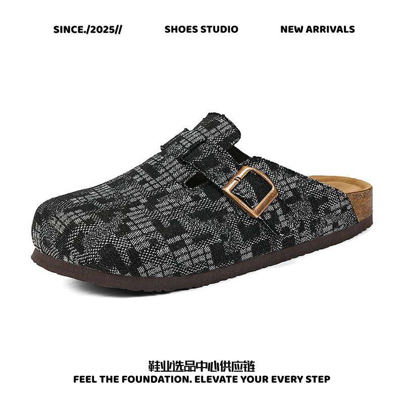 青岛福客来老爹鞋女士爆款侣冬季勃肯鞋男士包头软木底拖鞋女生韩,流行男鞋,软木鞋/勃肯鞋,淘宝优惠券,粉丝福利购,淘宝优惠卷