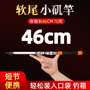 软尾小矶竿碳素筏钓竿筏竿小海杆抛竿远投岸抛筏杆套装 江河矶钓竿