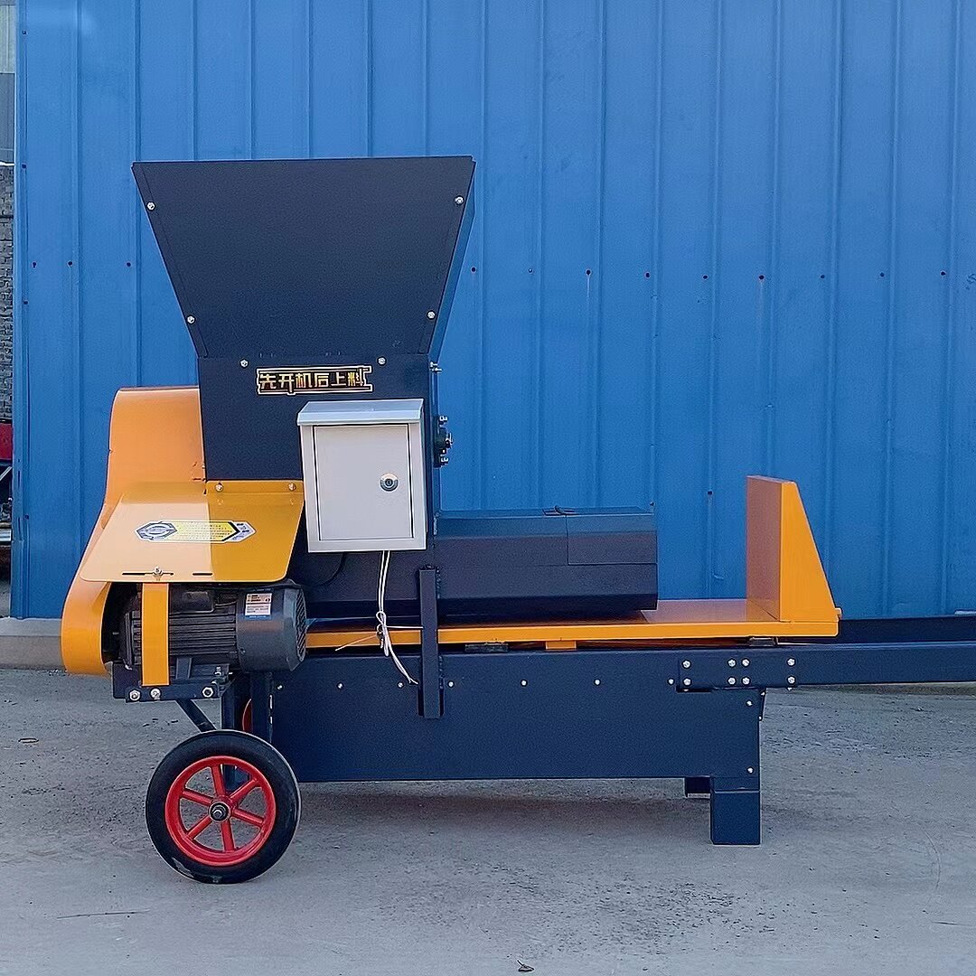 第四代新款小型家用青储打包机两相电可用牛羊养殖压块机