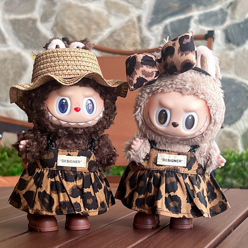 拉布布娃衣复古连衣裙玩偶