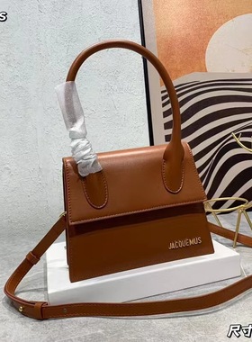 jacquemus法国小众设计高级感ins超火单肩斜挎手提迷你牛皮包包