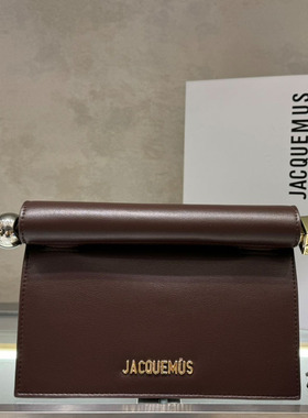 2025春夏新款法国小众Jacque羊皮折叠手拿链条单肩高级晚宴包