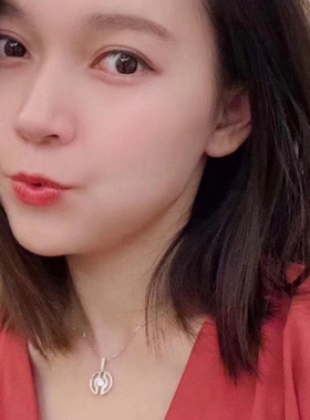 小众设计圆圈镂空不掉色刻字礼物