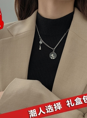 时尚风锁骨链吊坠礼物送女朋友