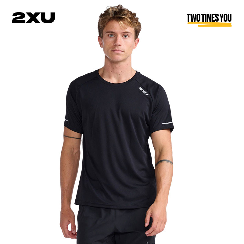 2XU Aero系列短袖男士运动T恤速干新款跑步透气排汗超轻圆领半袖_虎窝淘