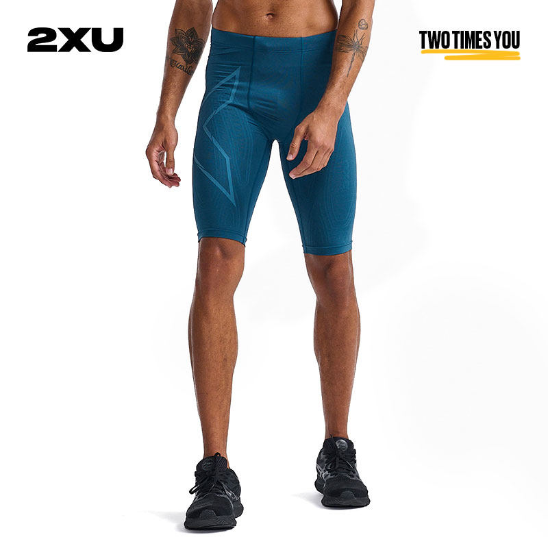 2xu男士高强度压缩短裤