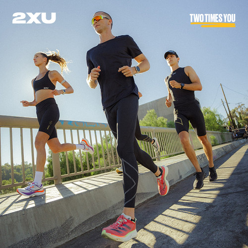 2xu男士中腰MCS技术压缩裤紧身裤