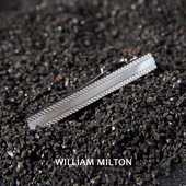 轻奢白色贝壳领带夹商务轻奢领带夹礼盒包装 WILLIAM MILTON法式