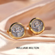 WILLIAM 轻奢风定制高端礼物 扣男士 MILTON新品 陀飞轮可转动机芯袖