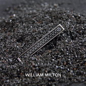 高端商务正装 MILTON碳纤维轻奢领带夹男士 简约领夹礼盒装 WILLIAM