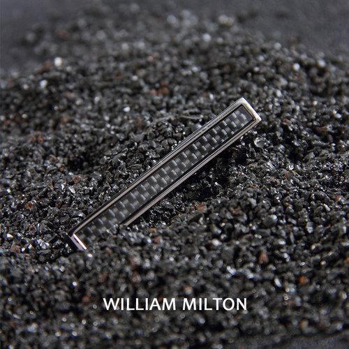 WilliamMilton碳纤维商务领带夹