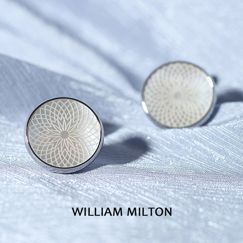 WILLIAMMILTON珍珠贝母袖扣