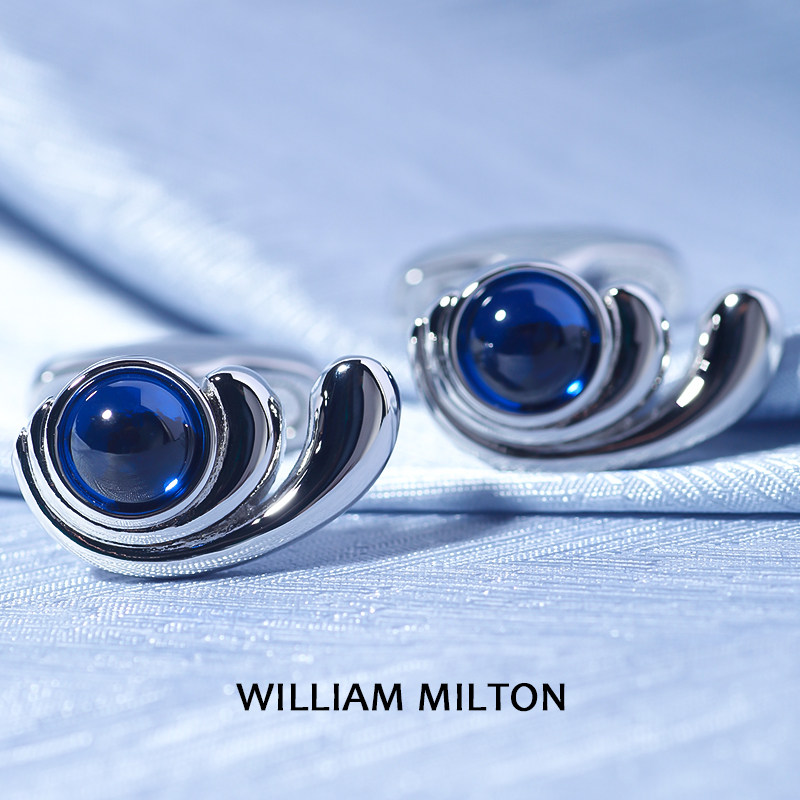 WILLIAM MILTON天使的翅膀设计感袖扣男士高端定制轻奢袖口钉礼盒