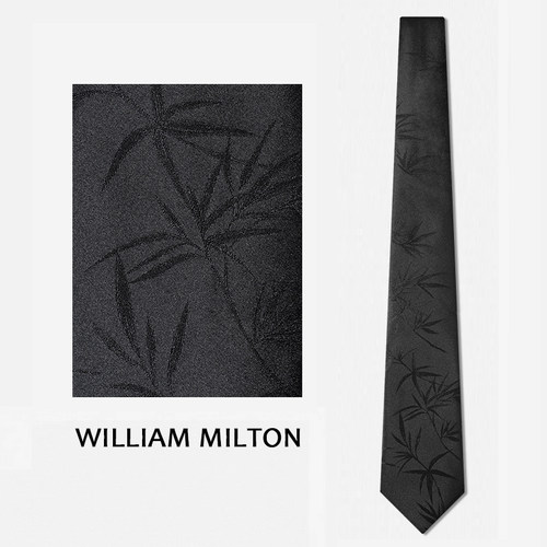 WILLIAMMILTON国风墨柳夜阑领带