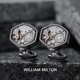 口钉定制礼盒 扣男轻奢袖 WILLIAM MILTON六边形高端上玄永动机芯袖
